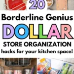 Easy Dollar Tree kitchen organization hacks for maximizing space